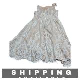 Eliza J Womens Floral Lace Evening Dress 6 New