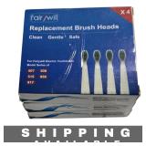 3 Boxes Fairywill Replacement Toothbrush Heads