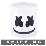 Costume Accessory Marshmello Style LED DJ Mask New