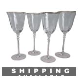 Set of 4 Glassware Mikasa Sonata Goblets NIB
