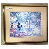 Art Print Sunday in the Park Kieffer Framed
