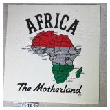 Africa the Motherland Map Art