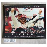Dale Earnhardt Victory Poster Framed