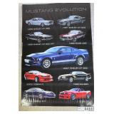 Mustang Evolution Poster 1966 2005