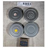Four 8 mm Reel to Reel Films & Hollywood Film
