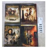 Tolkien Lord of the Rings Movies on DVD