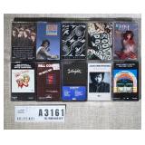Ten Vintage Cassette Tapes