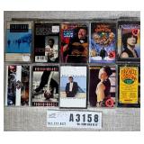 Lot of 10 Vintage Cassette Tapes