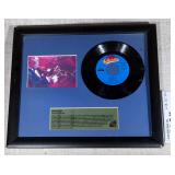Framed Louis Armstrong Art & 45 Single