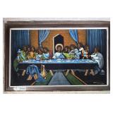 Black Velvet Last Supper Painting