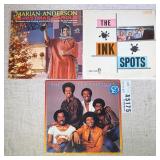 3 Vinyl Records Temptations Ink Spots Anderson