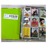 Binder of Football NFL Football Trading Cards
