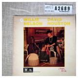 Vinyl Record Willie Nelson David Houston