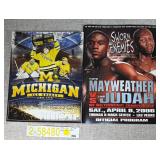Boxing and Hockey Programs Set of Two