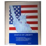 Framed Statue of Liberty Poster 24 x18 Inches