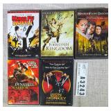 Kung Fu Martial Arts Movies on DVD Lot of Five