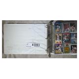 White Binder Baseball MLB Trading Cards