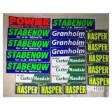 Vintage Political Bumper Stickers Lot of 21