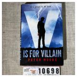 V is for Villain Peter Moore Hardcover Book