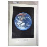 Vintage Sierra Club Earth Poster 1991