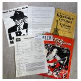 Vintage Music Books and Ephemera
