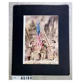 September 11th Firefighters Watercolor Painting