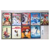 Children's Movies on DVD Lot of Nine