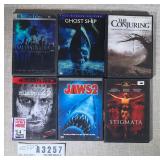 Horror Movies on DVD Lot of Six