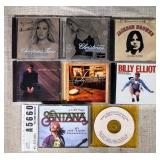 CDs Christina Aguilera, Jackson Browne, Elton John
