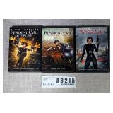 Resident Evil Movies on DVD Lot of 3