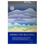 America the Beautiful Poster 24 x18 Inches