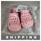 Light Pink Lightweight Clogs Size 8.5 - 9.5 New
