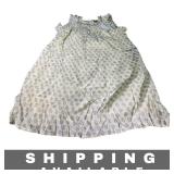 Dress Kids Sleeveless Floral Smocked Ruffle Cream