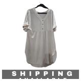 Cover Up Dress Bsubseach V Neck Pink Beach L