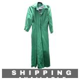 Uoozee Midi Dress Short Sleeve Green Large