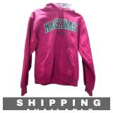 Hoodie Mackinac Island Sweatshirt Pink Medium