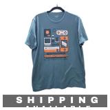 T Shirt Gaming Graphic Old Navy Blue Men L