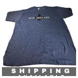 Tultex New Orleans T Shirt Navy Large