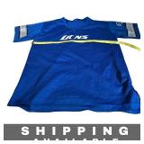 Lions Youth Mesh Football Jersey T-Shirt Blue