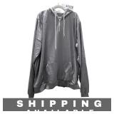 Casual Waffle Knit Quarter Zip Hoodie 5XL New