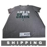 MSU Spartans 'Life is Good Green' T-Shirt XXL