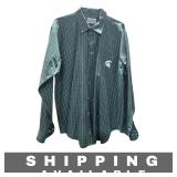 Shirt MSU Spartans Plaid Button Down Campus XXL