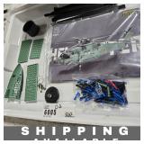 Military Utility Helicopter Building Block Kit NIB