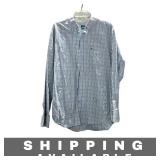Shirt IZOD Premium Essentials Plaid Button Down XL