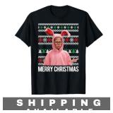 Christmas Story T Shirt Merry Christmas Black L