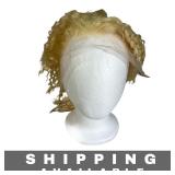 Wig Lace Front Curly Blonde Short