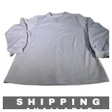 Shirt Henley Waffle Knit Lavender 41 Inches