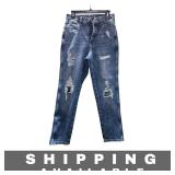 Jeans Arizona Curvy Mom High Rise Distressed 9