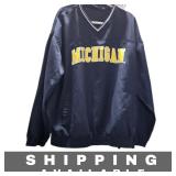 University of Michigan Pullover Jacket Blue 2XL