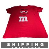 T Shirt M&M Candy Red Face Graphic Men L